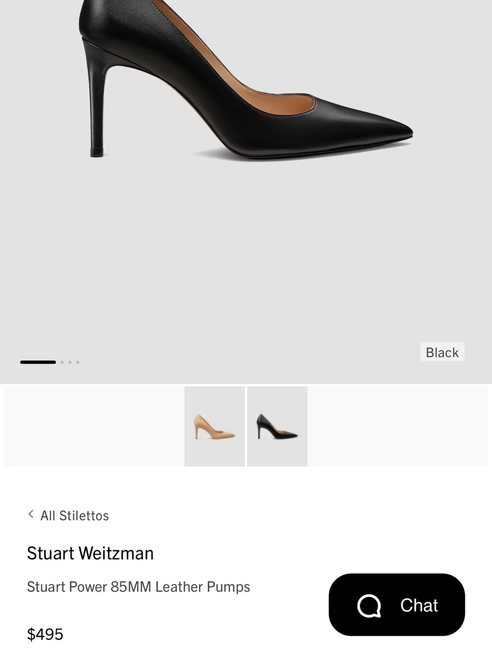 Black stuart weitzman heels